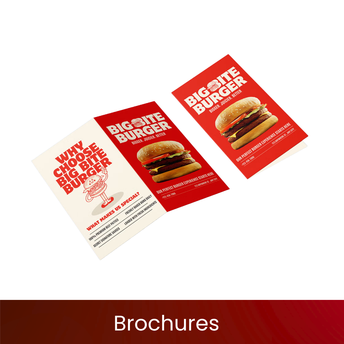 Brochures | Custom Offset Printed Bi & Tri-Fold Brochures | 130-300 GSM Art Paper | Full-Colour HD Print | Matte/Gloss Lamination | Brochures for Marketing, Products & Corporate Use | Excel Print - Image 2