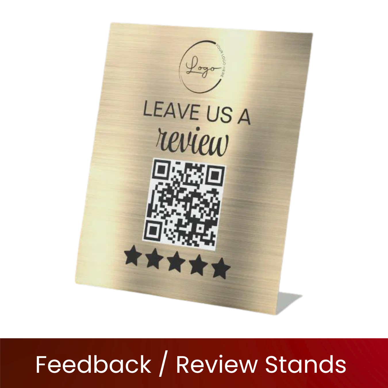 Feedback & Review QR Stands | Acrylic Google Review Display | Scan-to-Rate Tabletop Stand | Boost Reviews & Ratings | Custom Branding Print | Review QR Stands for Shops, Salons & Restaurants | Excel Print