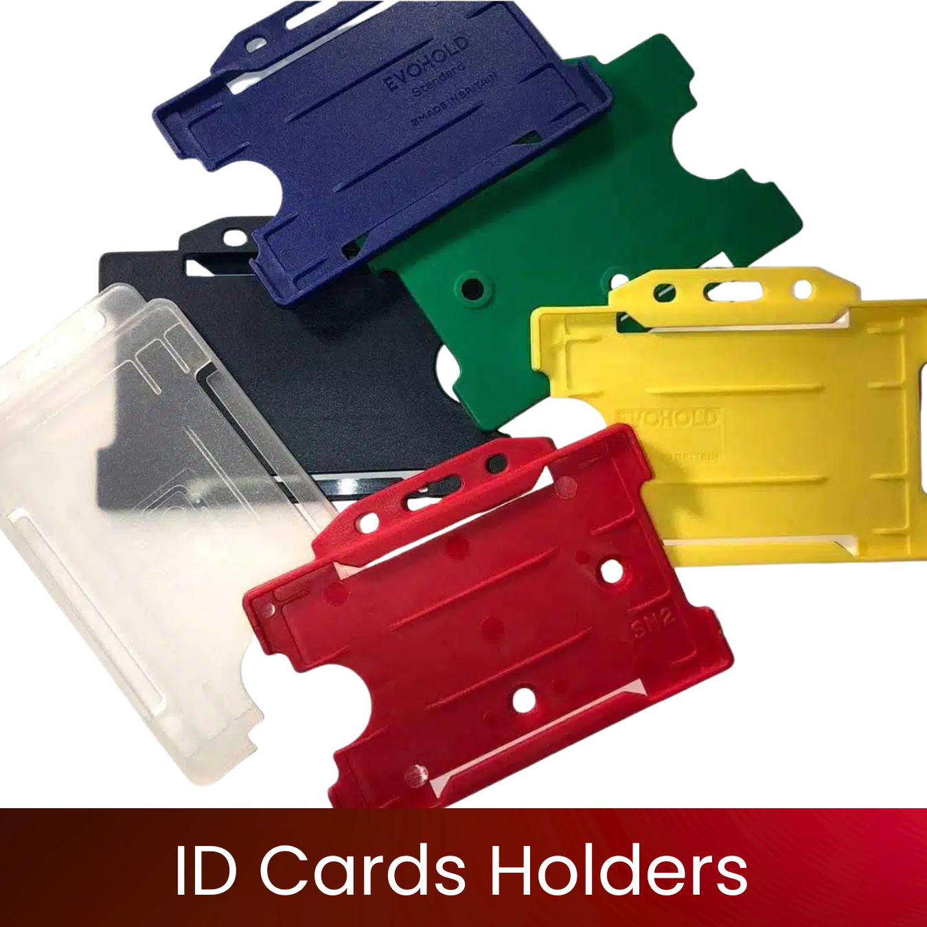 ID Card Holders | Transparent PVC & Acrylic Badge Holders | Single & Double Card Slots | Durable Scratch-Resistant | Vertical/Horizontal | ID Card Holders for Offices, Schools & Events | Excel Print - Image 2