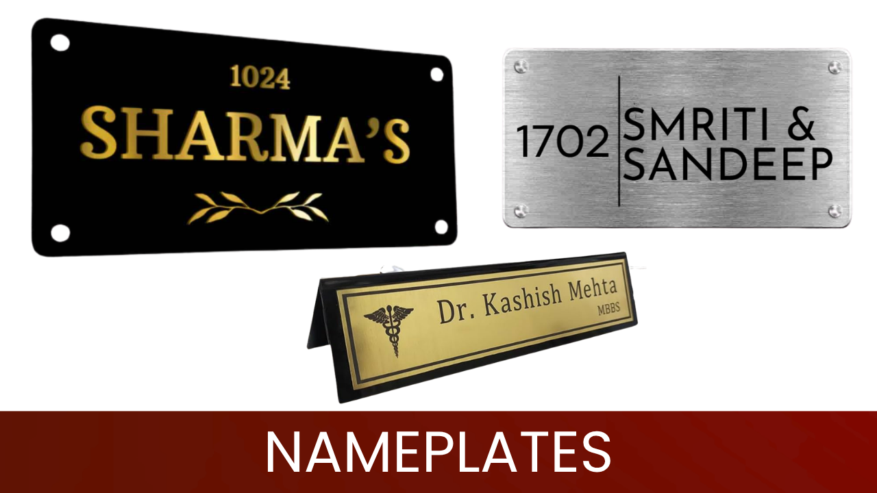 Nameplates - Excel Print Mumbai