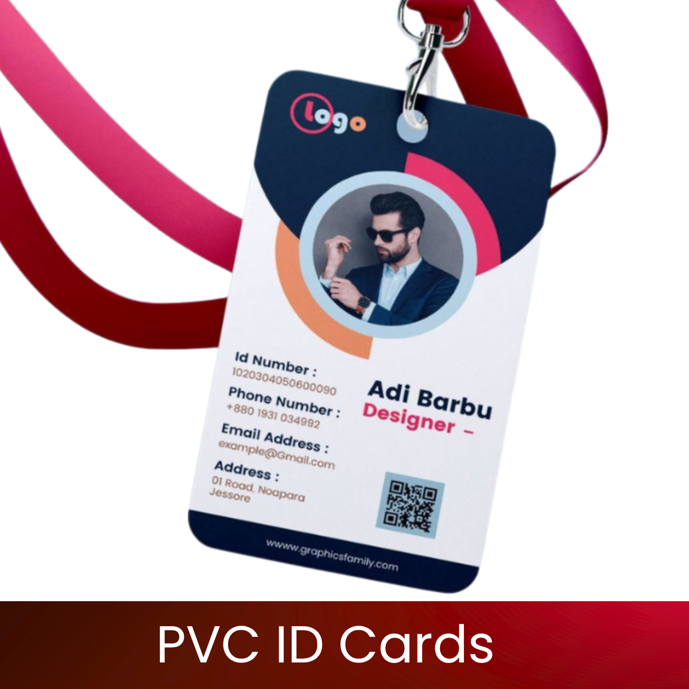PVC ID Cards | Custom Thick PVC Identity Cards | Photo, Name, Logo & QR/Barcode | Double-Sided HD Print | Waterproof Durable Finish | PVC ID Cards for Offices, Schools & Events | Excel Print