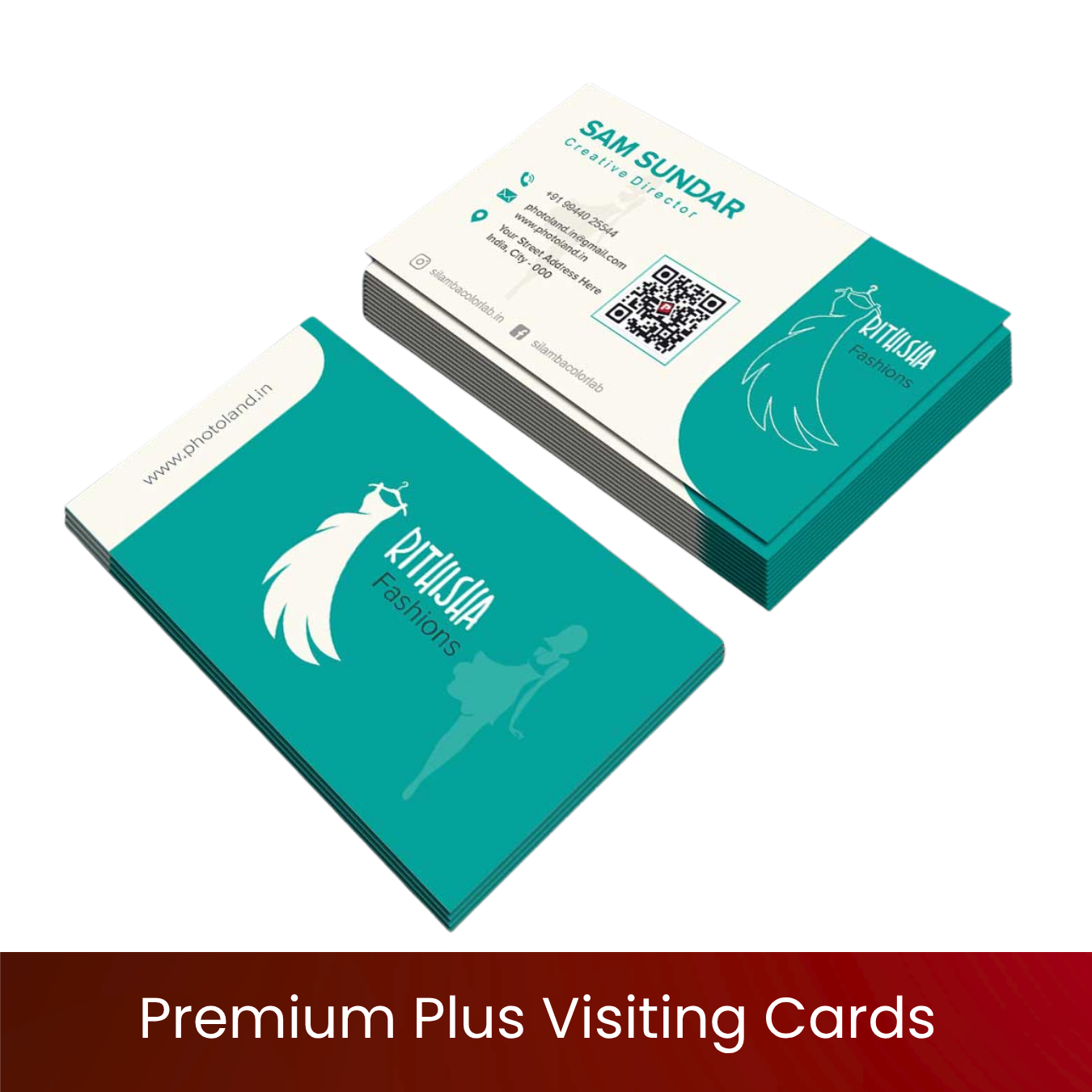 Premium Plus Visiting Cards | 600 GSM Multi-Layer Business Cards | Thick Sandwich Card Stock | Spot UV, Foil & Edge Colour | Velvet Touch Finish | Premium Plus Visiting Cards for Luxury Brands | Excel Print