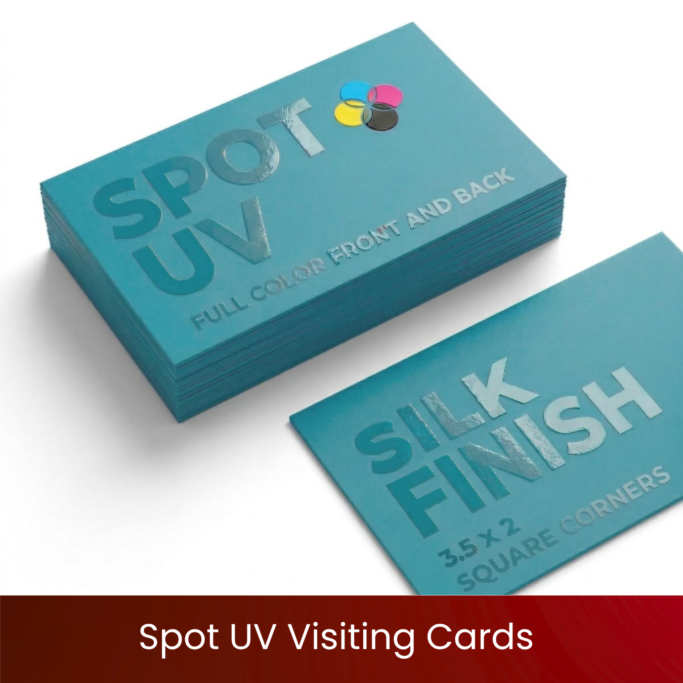 Spot UV Visiting Cards | 400 GSM Premium Business Cards | Raised Gloss on Matte Base | Luxe Tactile Finish | Velvet Lamination Option | Spot UV Visiting Cards for Premium Brands | Excel Print