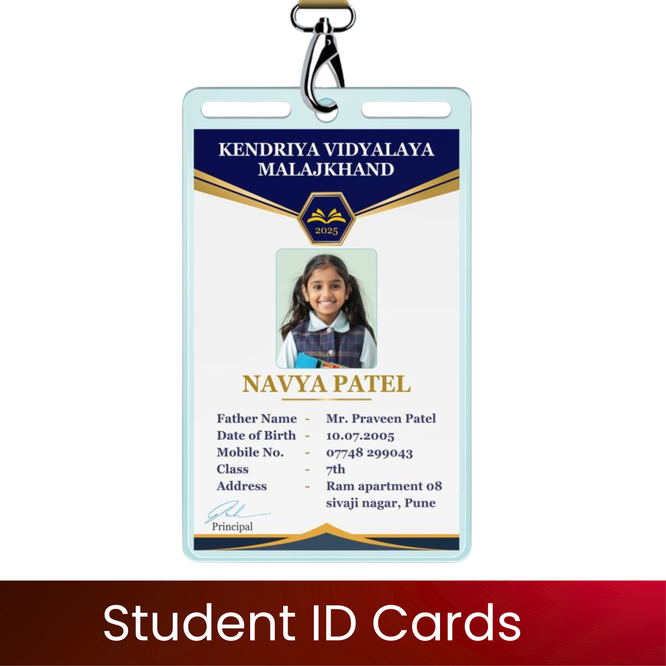 Student ID Cards | Custom PVC School & College ID Cards | Photo, Name, Class & Logo | Barcode/QR & Both Sides | Durable HD Print | Student ID Cards for Schools, Colleges & Institutes | Excel Print - Image 3