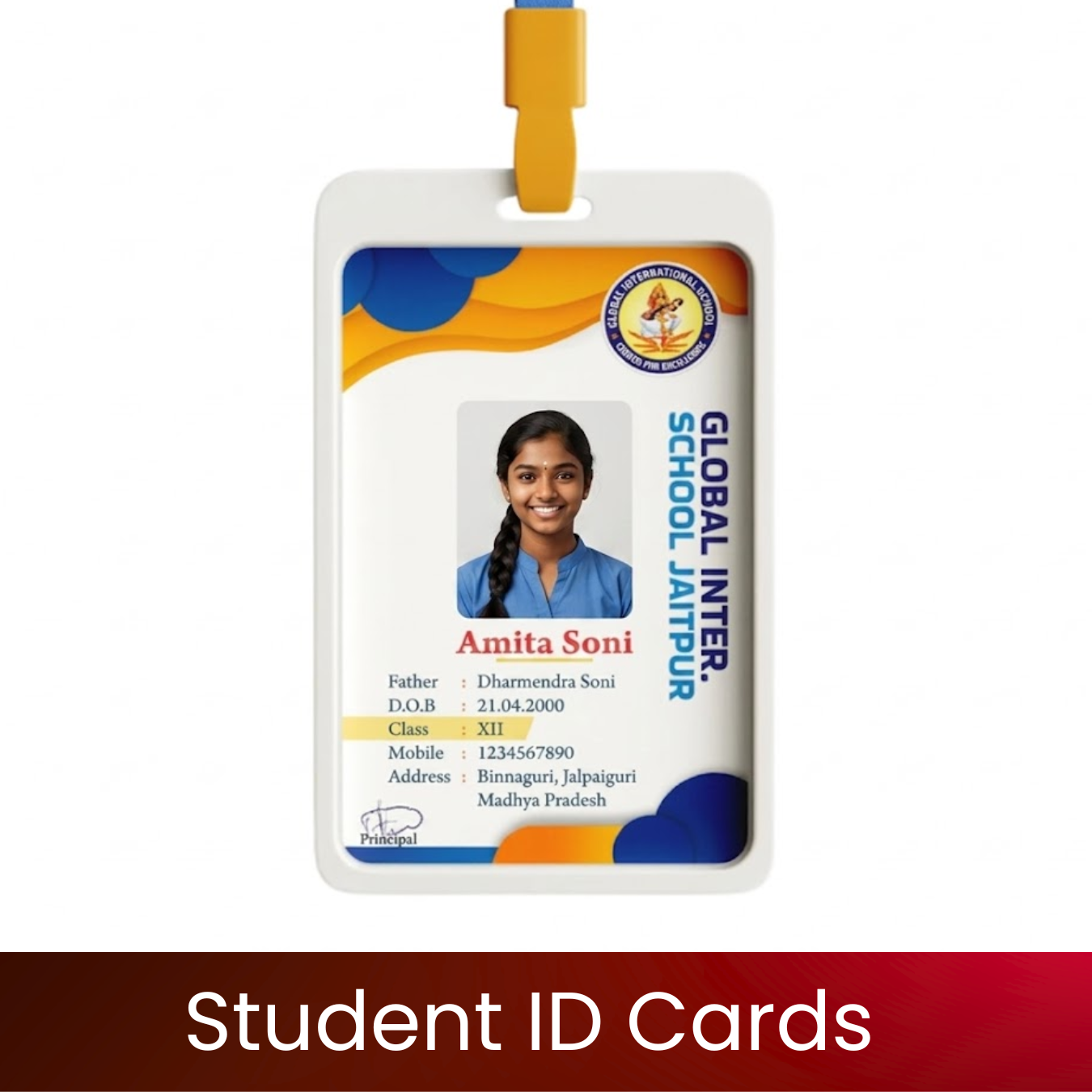 Student ID Cards | Custom PVC School & College ID Cards | Photo, Name, Class & Logo | Barcode/QR & Both Sides | Durable HD Print | Student ID Cards for Schools, Colleges & Institutes | Excel Print