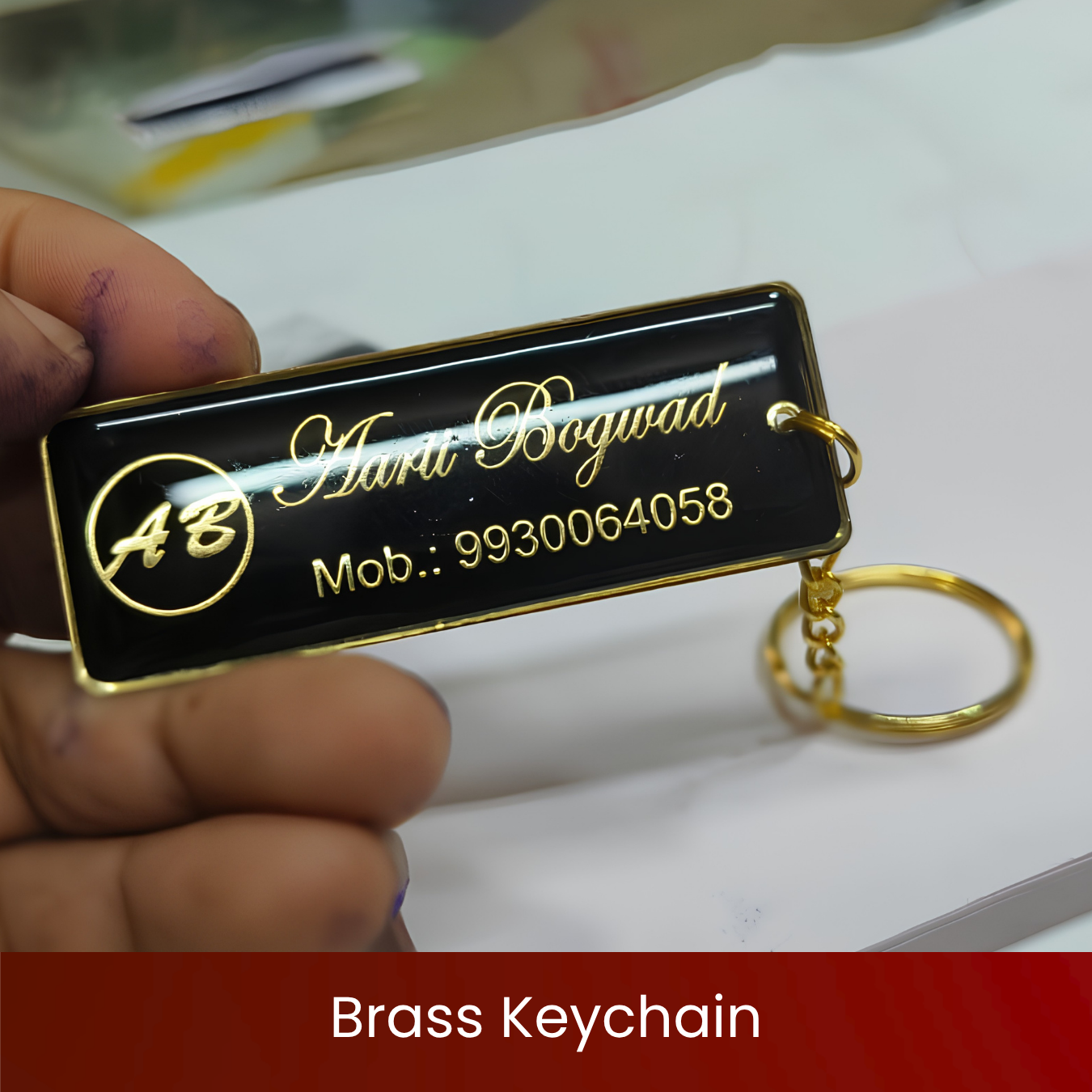 Brass Keychain