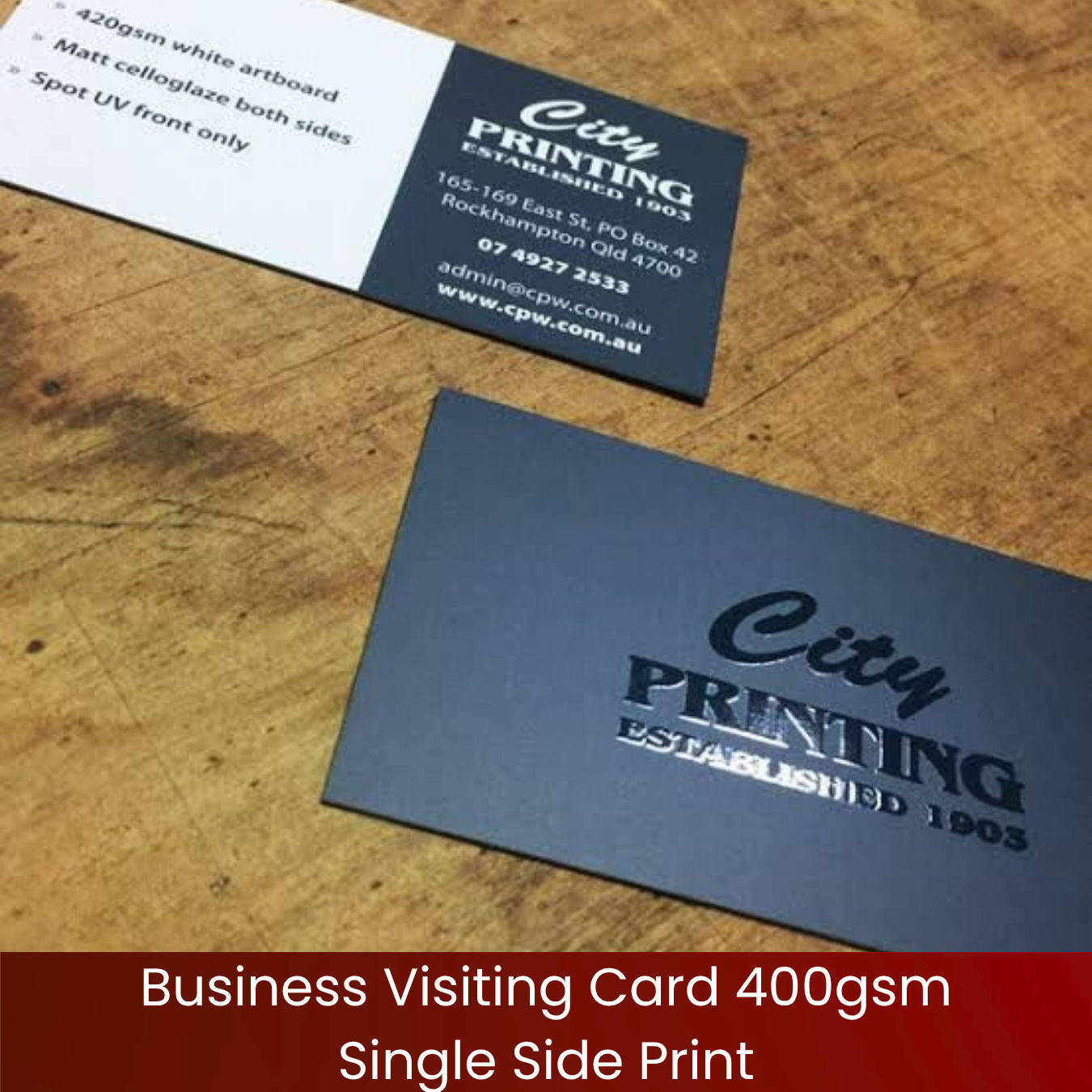 Business Visiting Card 400gsm Single Side Print