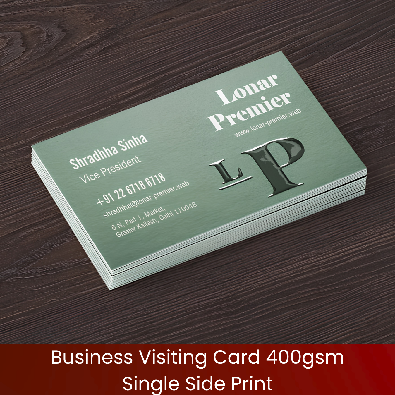 Business Visiting Card 400gsm Single Side Print - Image 6