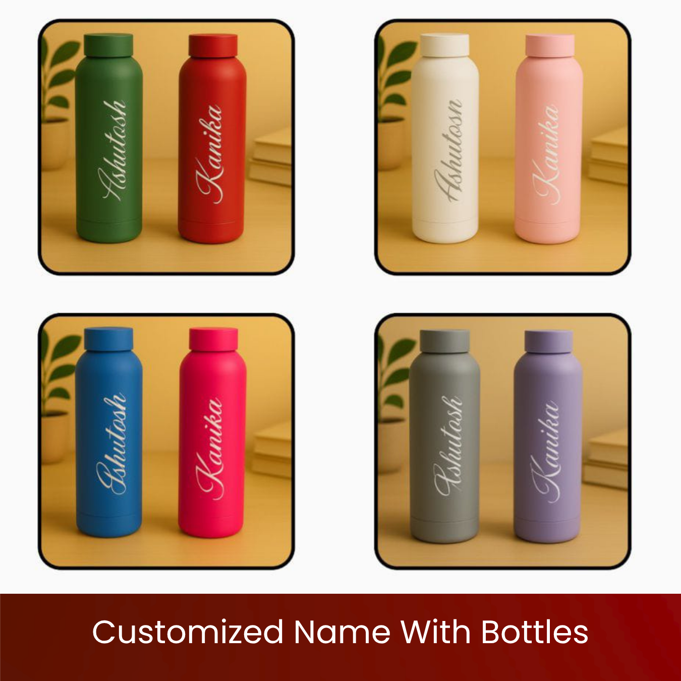 Customized Name With Bottles
