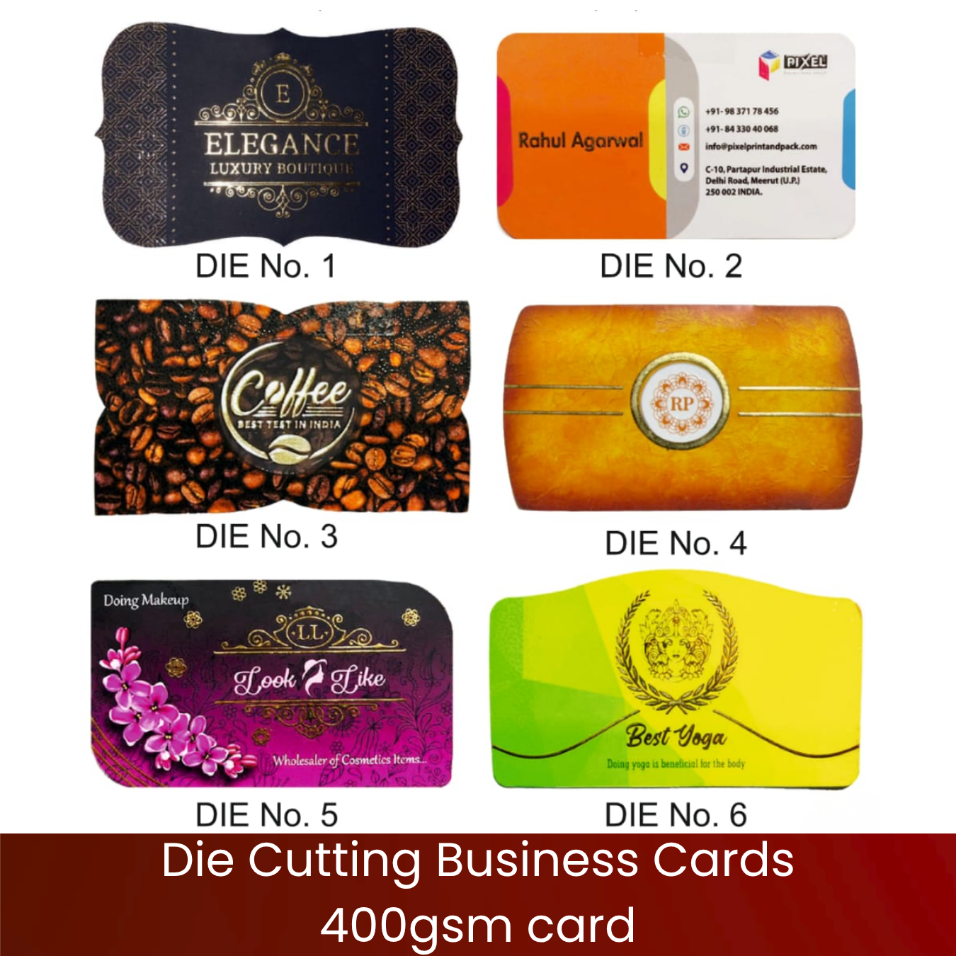Die Cutting Business Cards 400gsm card - Image 4