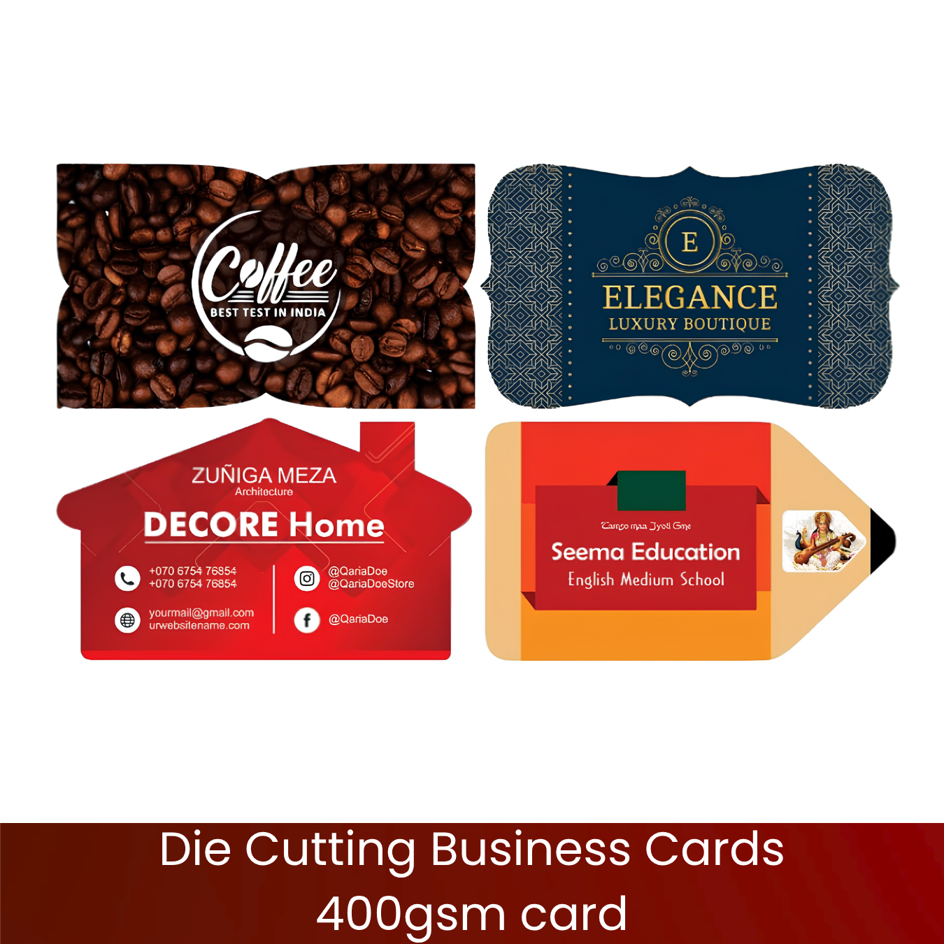 Die Cutting Business Cards 400gsm card - Image 5