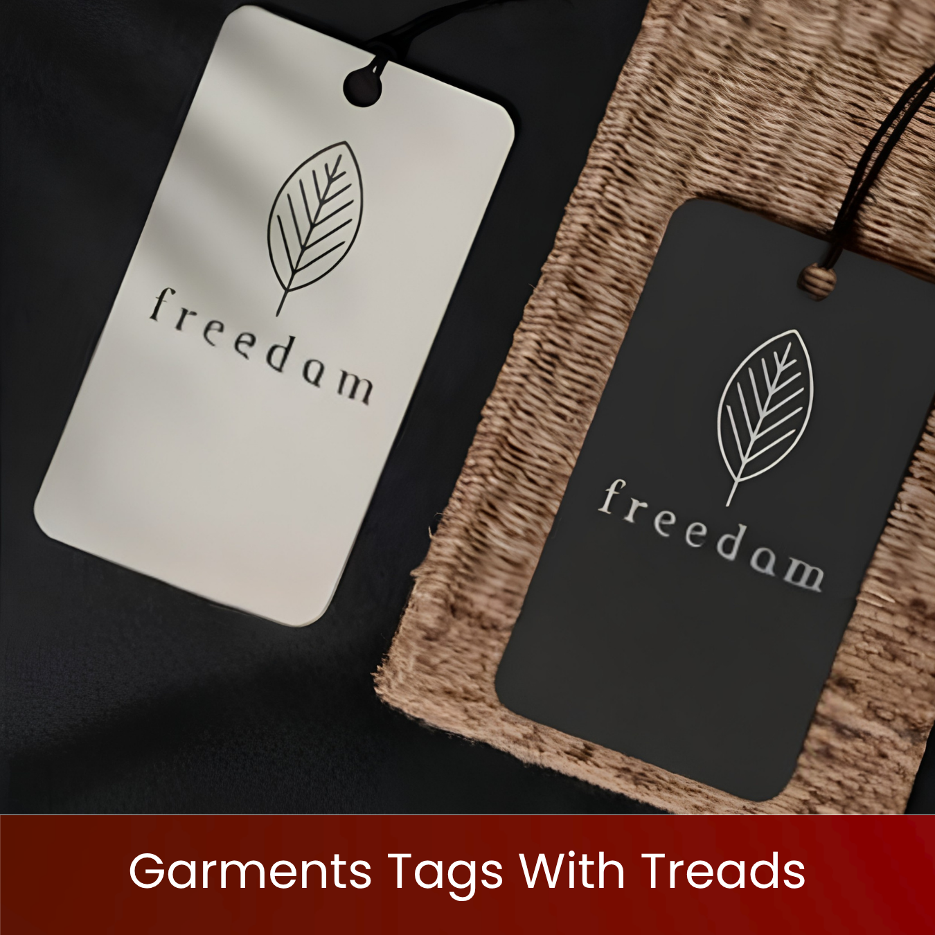 Garments Tags With Treads