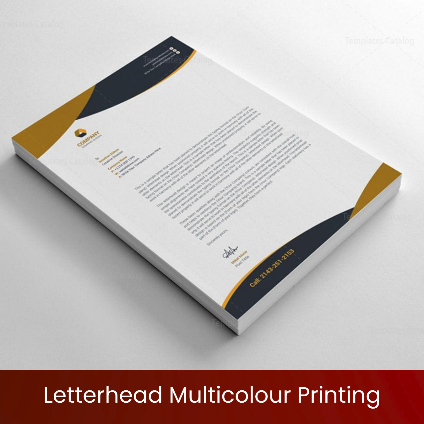 Letterhead Multicolour Printing