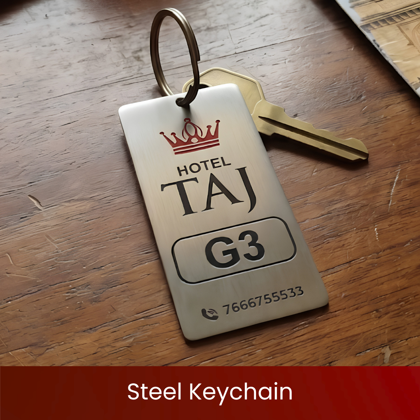 Steel Keychain