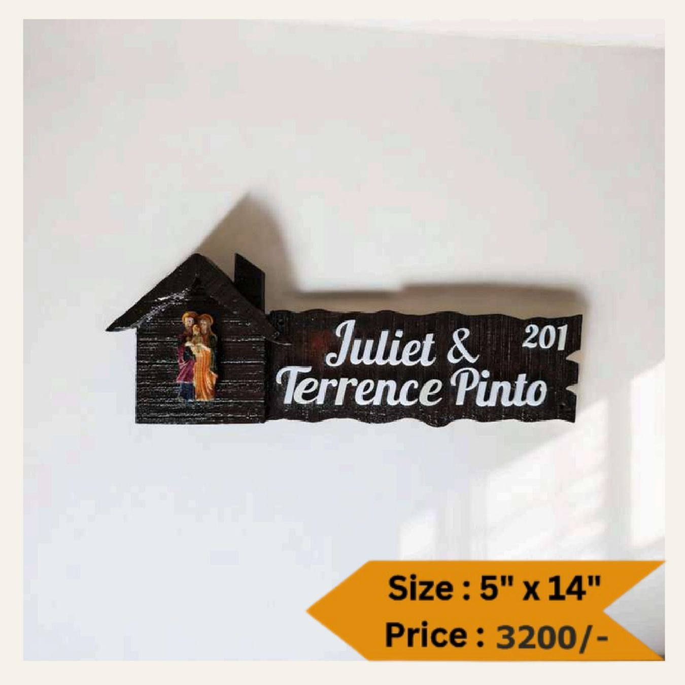 Wooden Nameplate DN – 11260